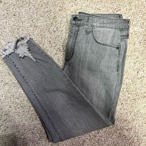 Women’s Universal Thread Gray High Rise Skinny Crop Jeans Size 10